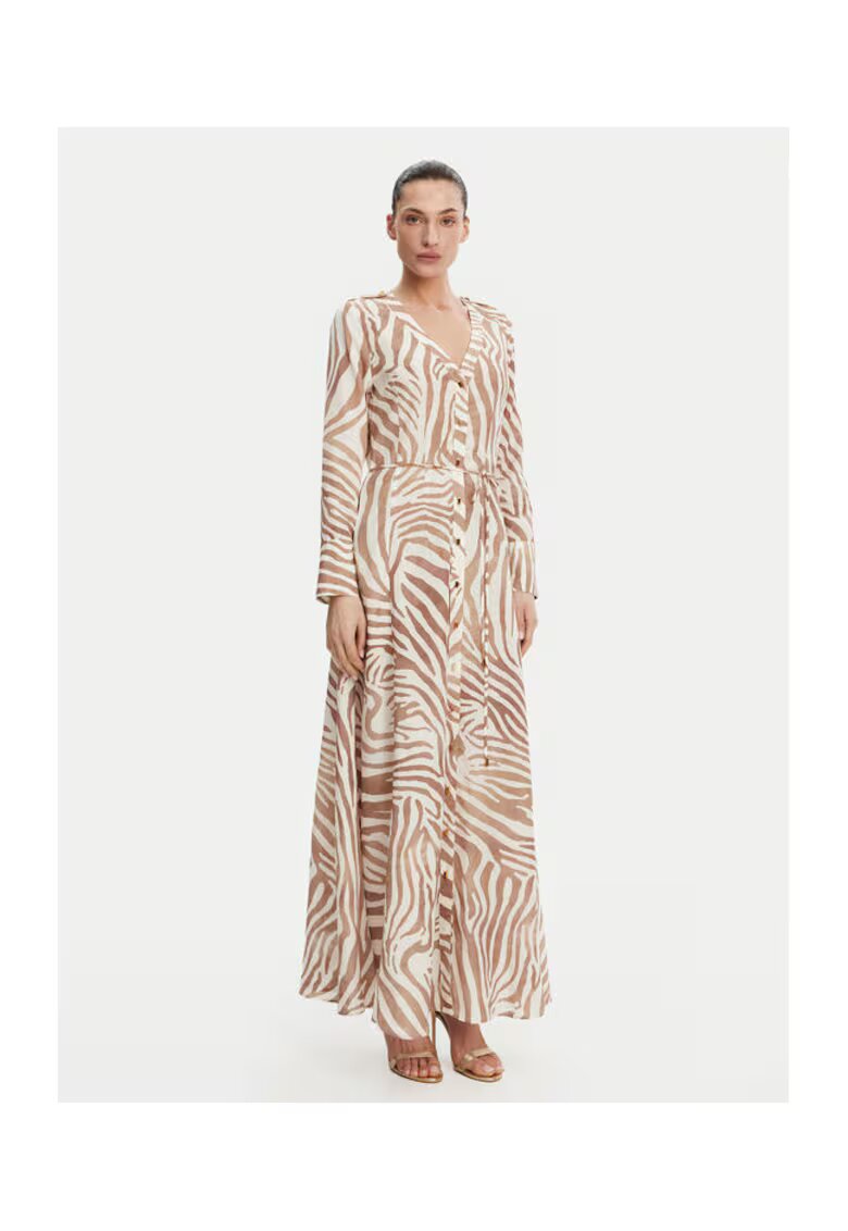GUESS BY MARCIANO Дамска рокля-риза Marciano Guess - бежова