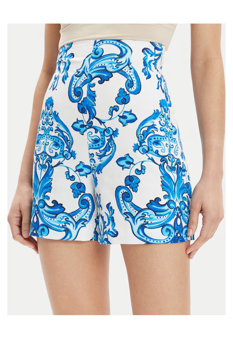 GUESS BY MARCIANO Дамски къси панталони бял/син