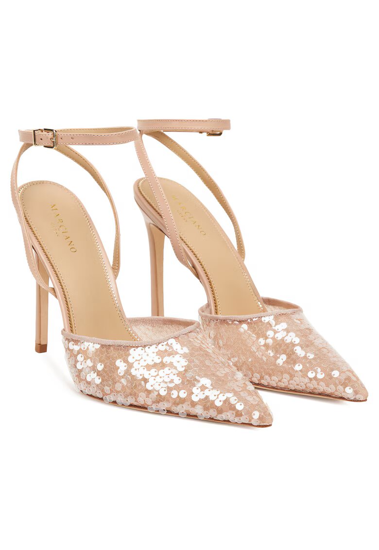 GUESS BY MARCIANO Дамски обувки - стилето - висок ток - бежови