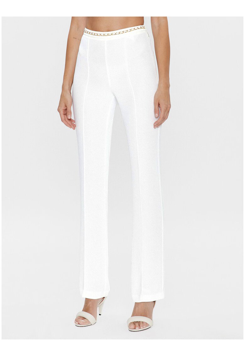 GUESS BY MARCIANO Дамски панталон - Marciano Guess - висока талия - прав силует - - полиестер