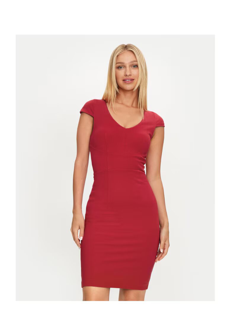 GUESS BY MARCIANO Ежедневна дамска рокля Marciano Guess - червена