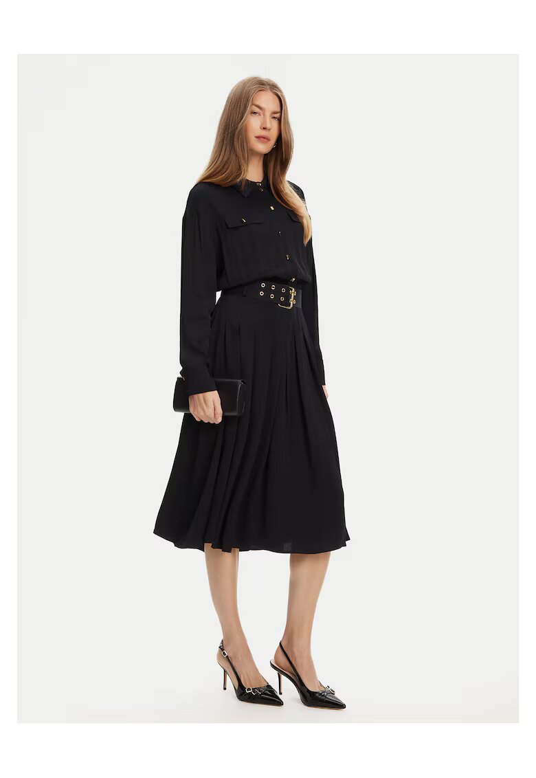 GUESS BY MARCIANO Коктейлна миди рокля - черна