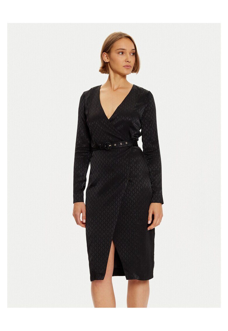 GUESS BY MARCIANO Коктейлна рокля Marciano Guess 4BGK16 7169A - черна