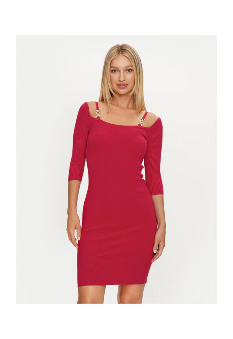 GUESS BY MARCIANO Коктейлна рокля Marciano Guess - розова