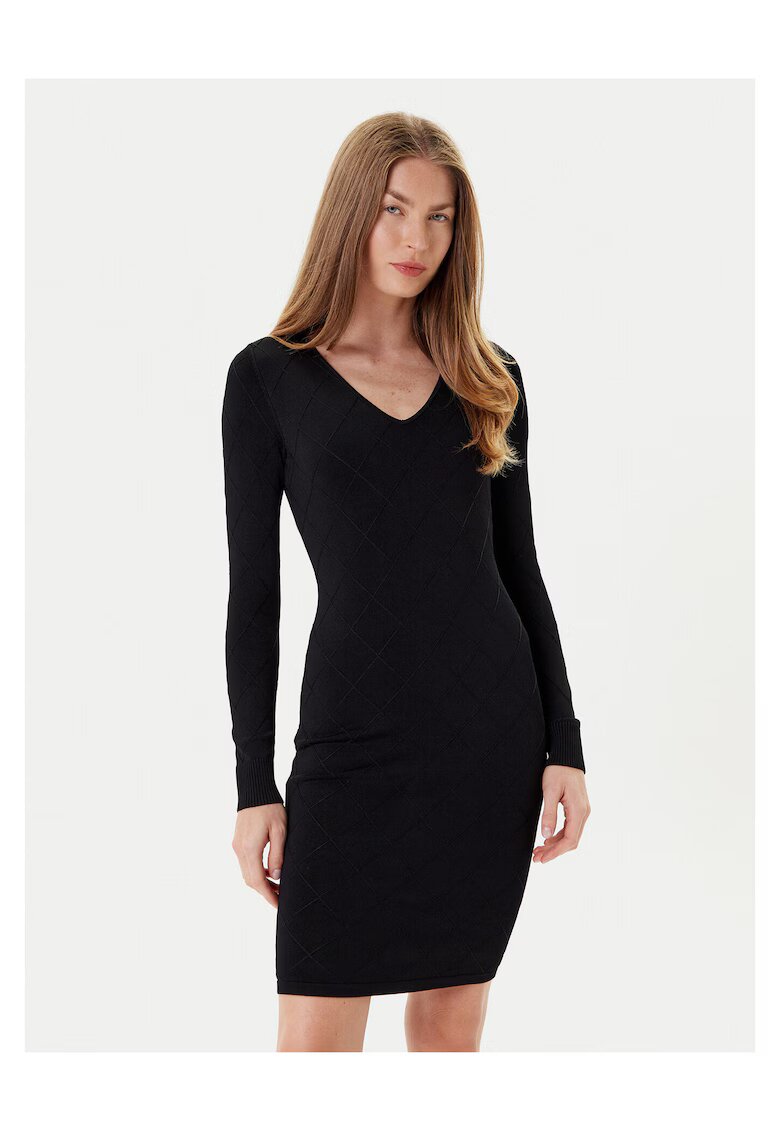 GUESS BY MARCIANO Плетена рокля - дамска черна
