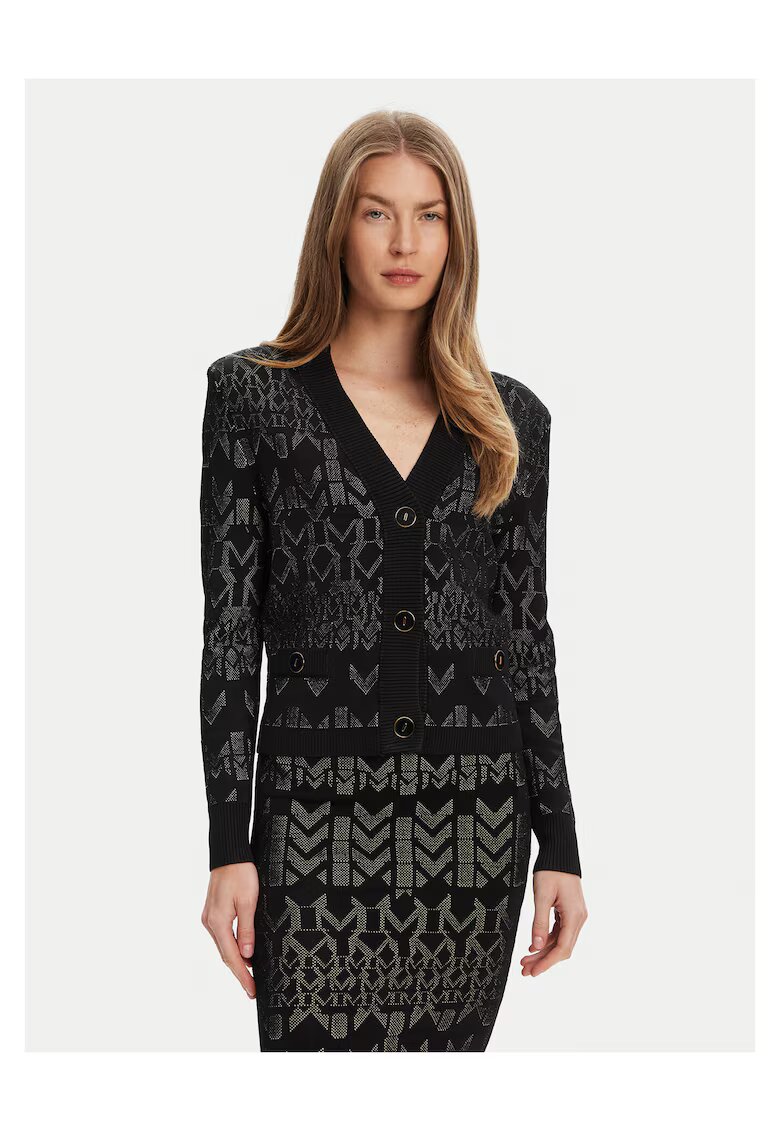 GUESS BY MARCIANO Жилетка - черна - елегантен пуловер