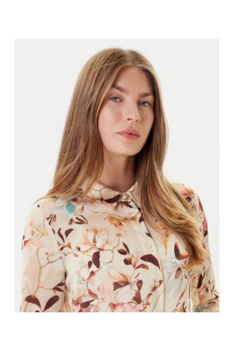 GUESS Camasa cu maneca lunga si model floral