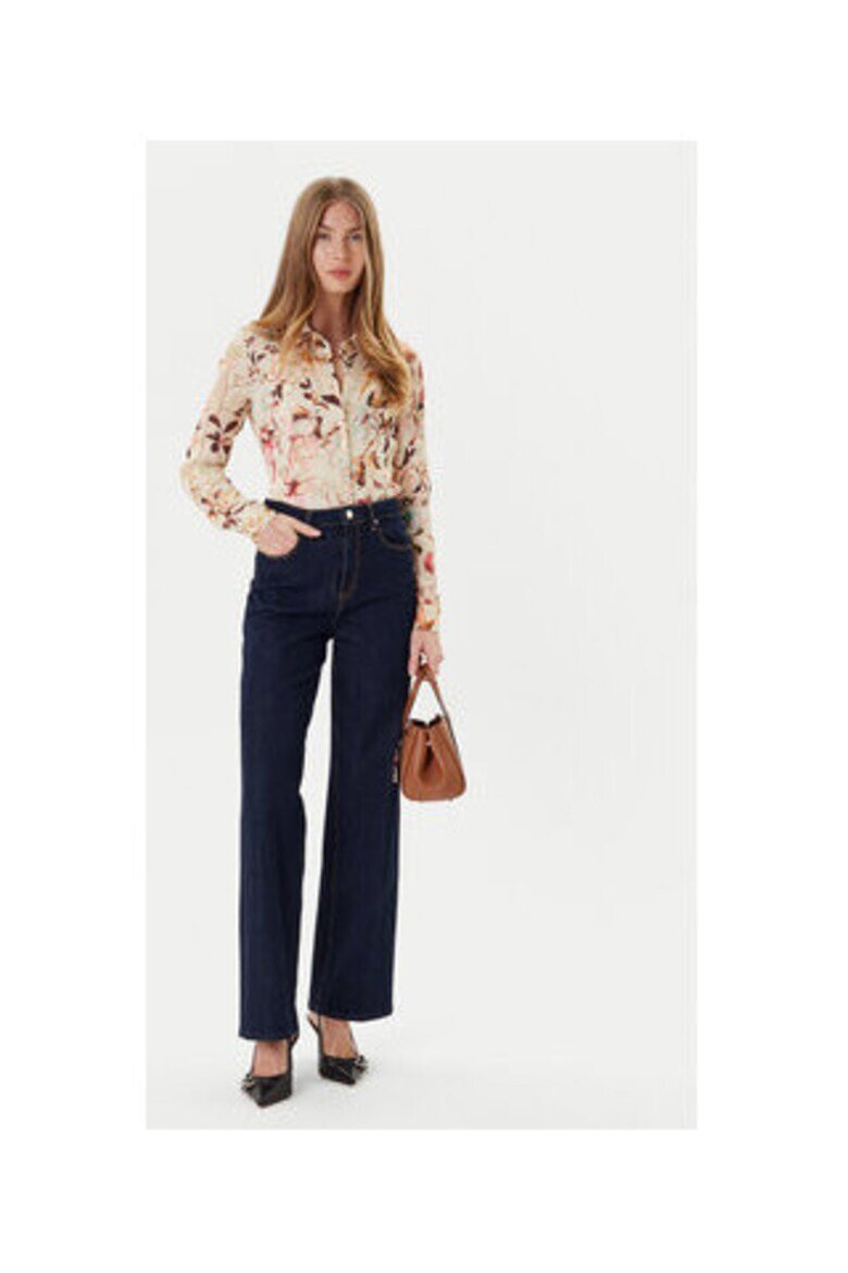GUESS Camasa cu maneca lunga si model floral