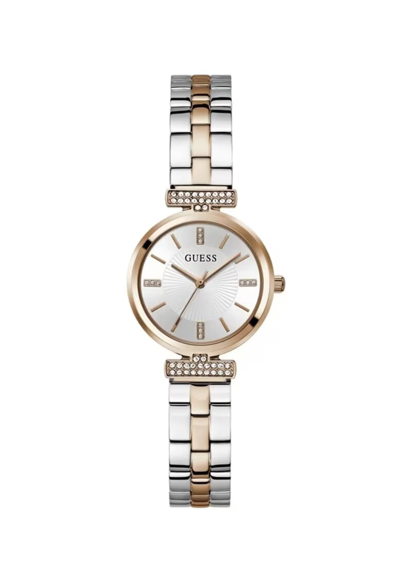 GUESS Ceas dama otel - 28mm - Сребрист