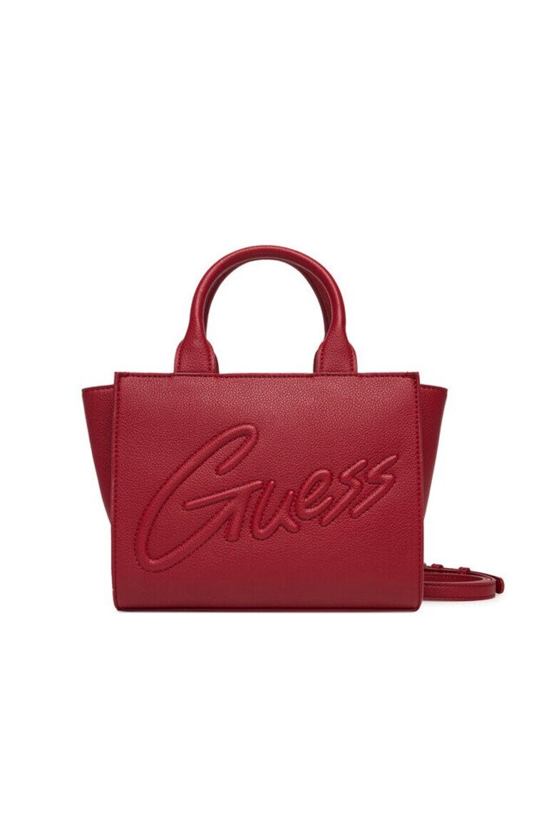 GUESS Чанта G532 екологична червена 25x20см