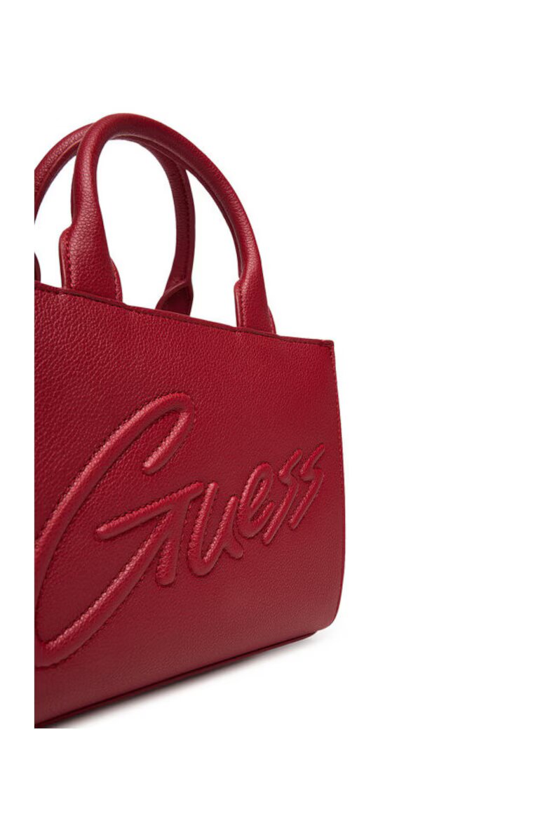 GUESS Чанта G532 екологична червена 25x20см