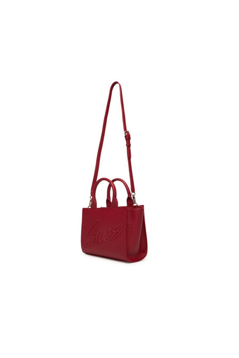 GUESS Чанта G532 екологична червена 25x20см