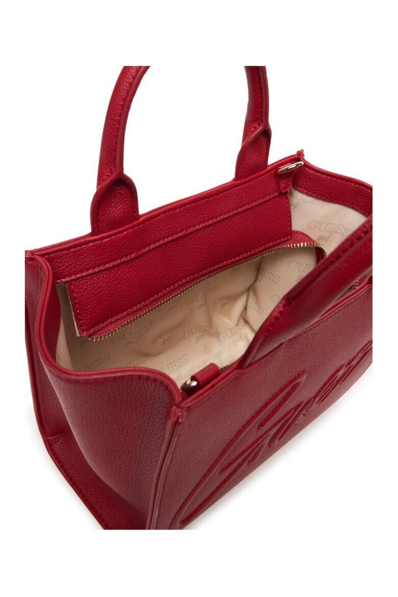 GUESS Чанта G532 екологична червена 25x20см
