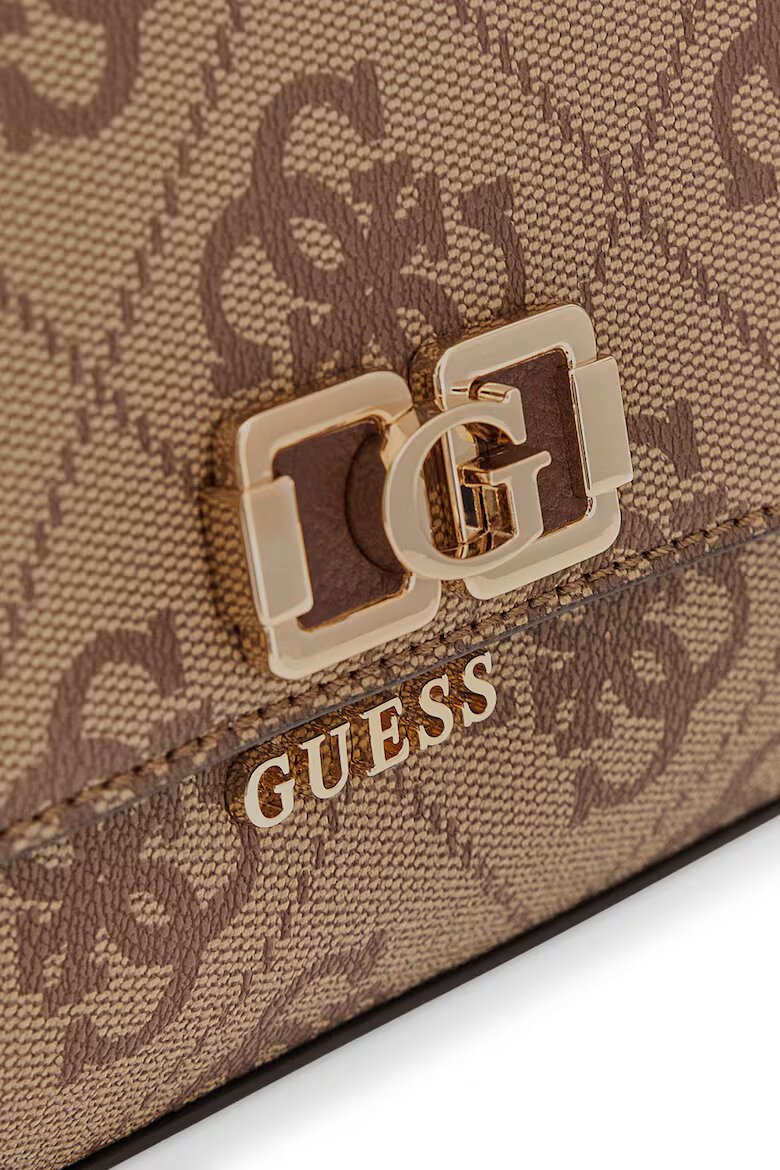 GUESS Чанта Karnilla от еко кожа с капаче Камел
