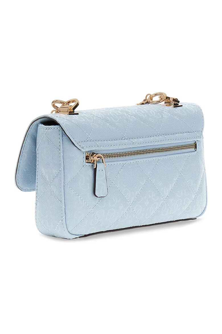GUESS Чанта Libby с висулки Пастелносин