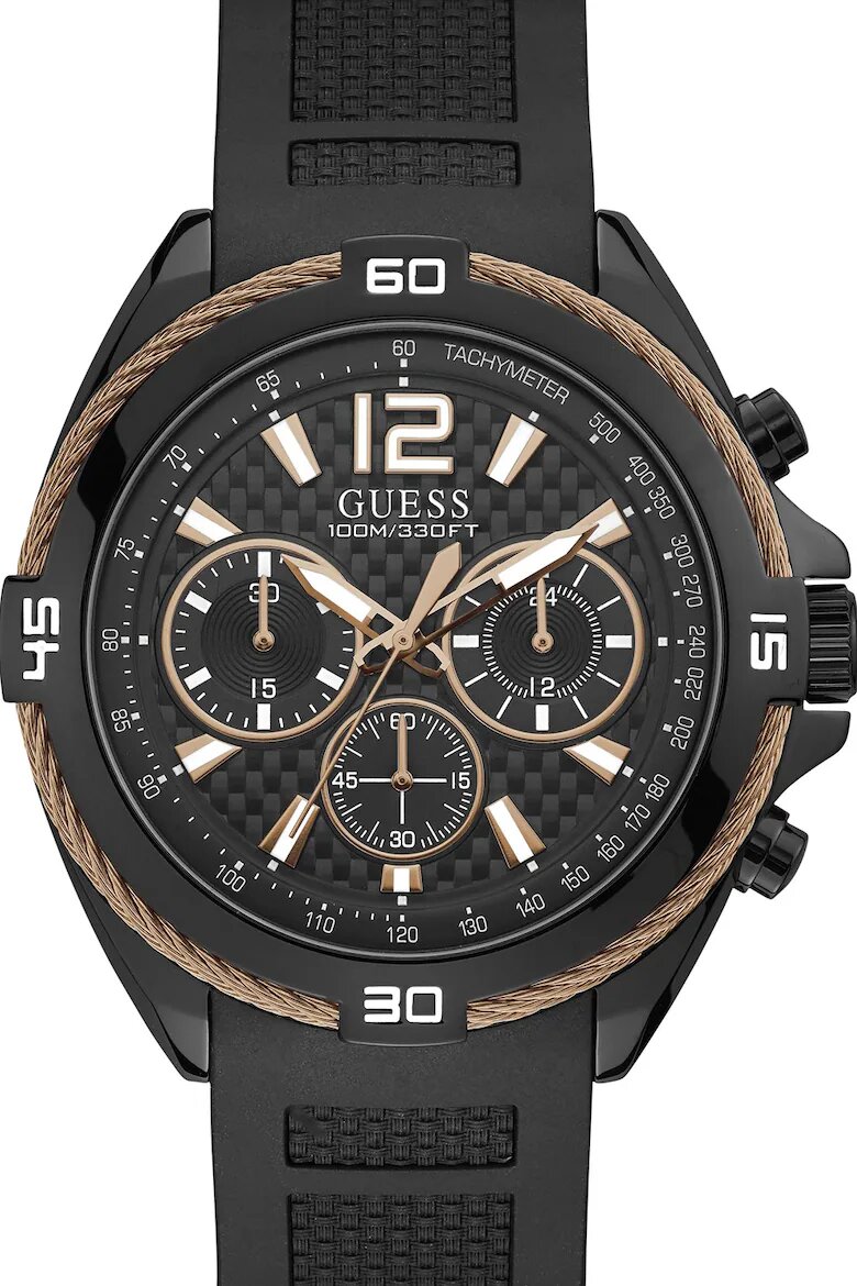 GUESS Часовник от неръждаема стомана с хронограф