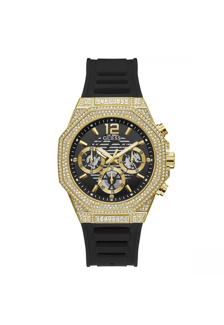 GUESS Часовник за мъже - Momentum GW0518G2 - кварцов - инокс
