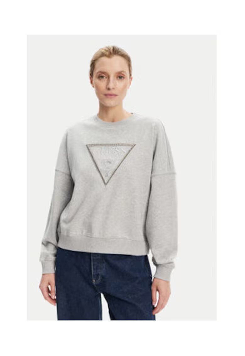 GUESS Cotton Sweatshirt With Dropped Sleeves