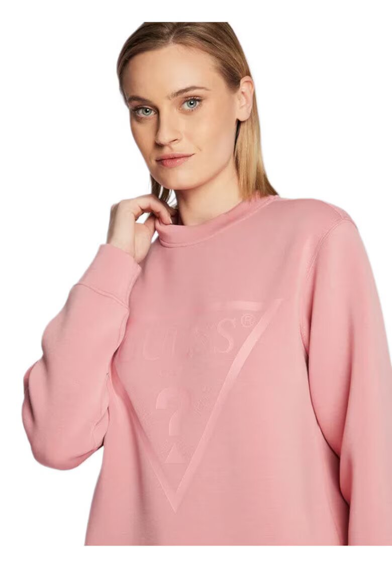 GUESS Дамска блуза от вискоза - розова
