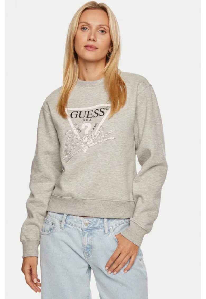 GUESS Дамска блуза Памучен плат -