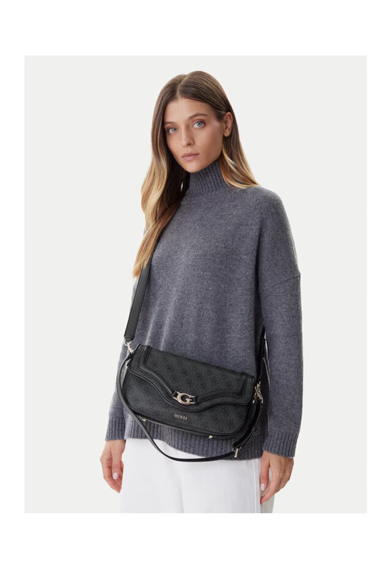 GUESS Дамска чанта Coal Logo Dea HWSG79 93200 - екологична - универсална