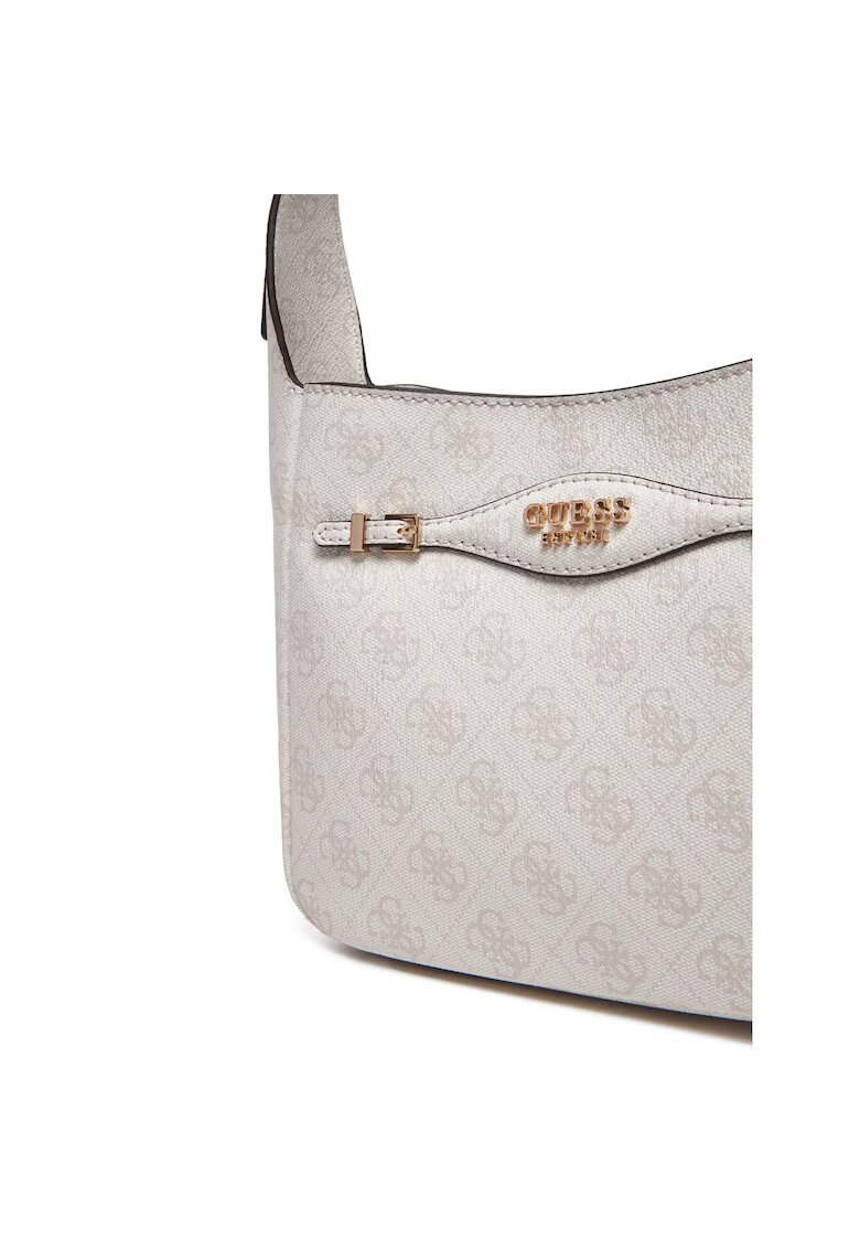 GUESS Дамска чанта Katya HWSG96 52010 - екологична - бяла