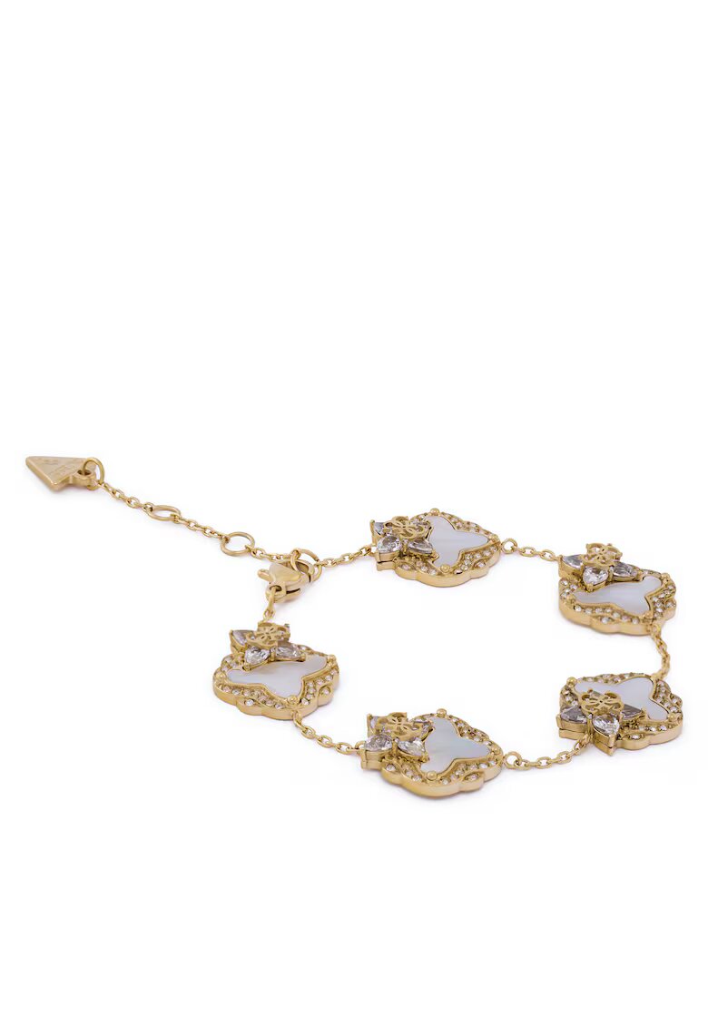GUESS Дамска гривна YG JUBB05 582JW - пластмаса - златист цвят