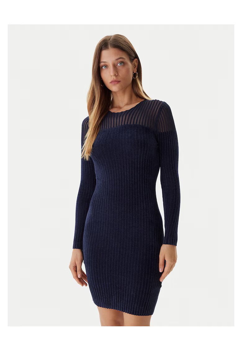 GUESS Дамска плетена рокля W5BK63 Z0890 - тъмносиня