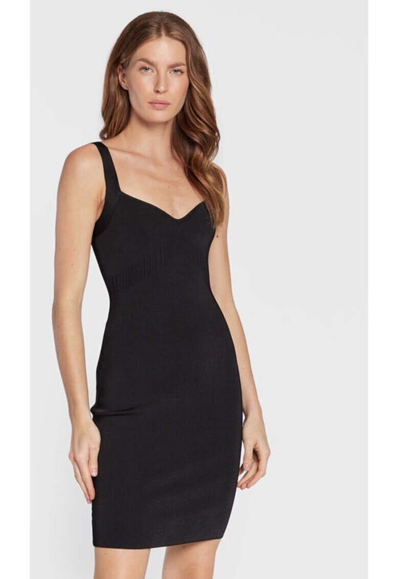 GUESS Дамска рокля - 300970294 - Черна - Вискоза