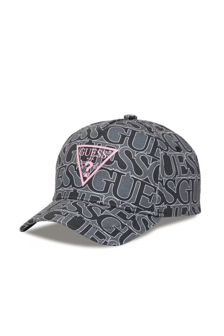 GUESS Дамска шапка PZ95 плат черен цвят
