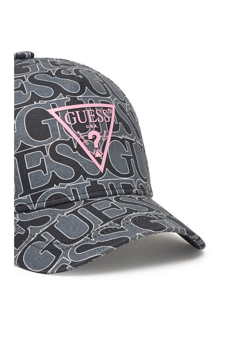 GUESS Дамска шапка PZ95 плат черен цвят
