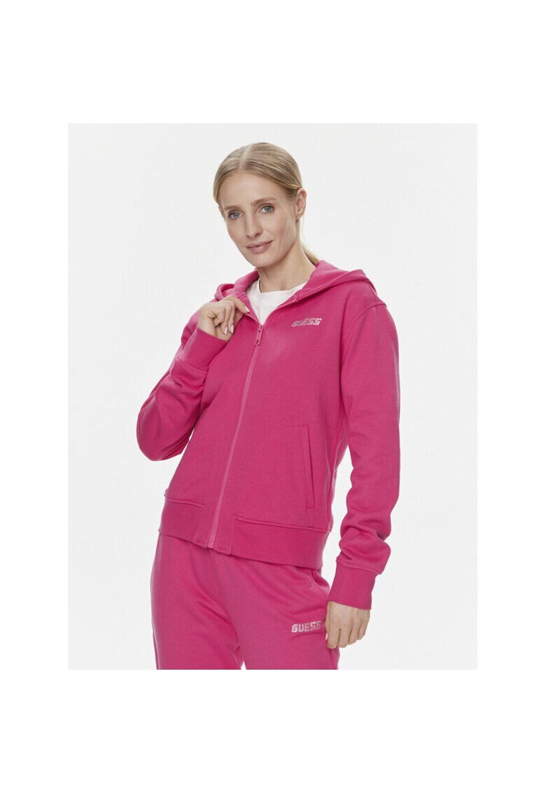 GUESS Дамска спортна блуза - 394882 - Розова - Памук