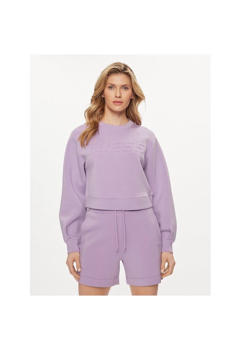 GUESS Дамска спортна блуза - 516239 - Виолетов - Вискоза