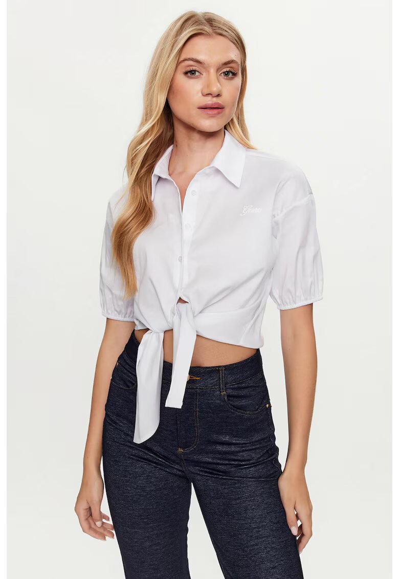 GUESS Дамска стандартна риза с преден възел W3GH71