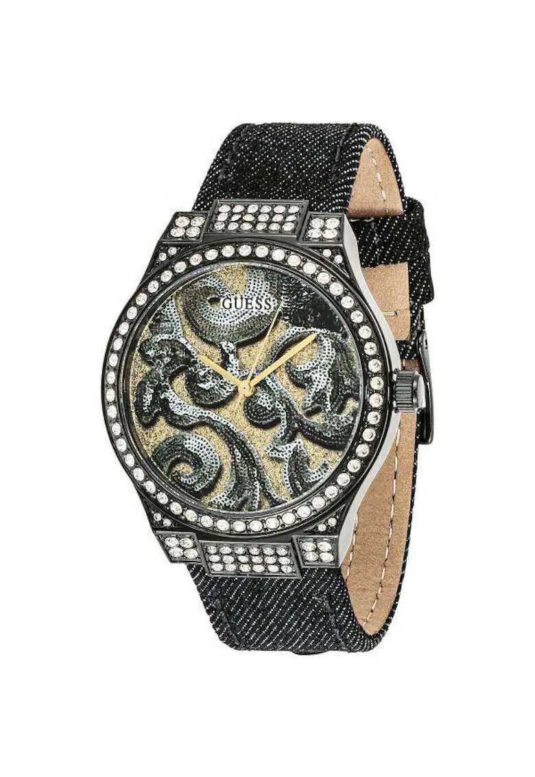 GUESS Дамски часовник Baroque - 1253460428 - Черен