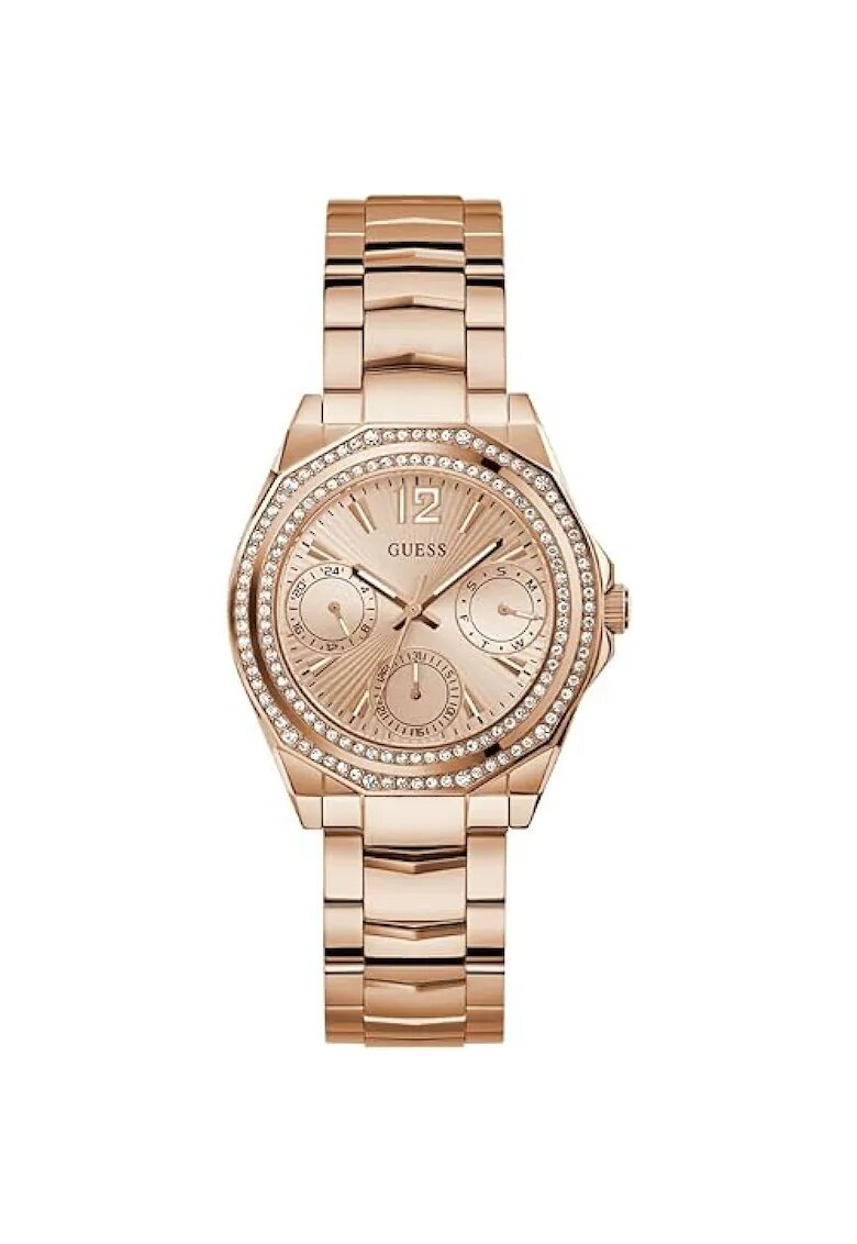 GUESS Дамски часовник - Empower GW0759L3 - кварцов механизъм - инокс - сребрист