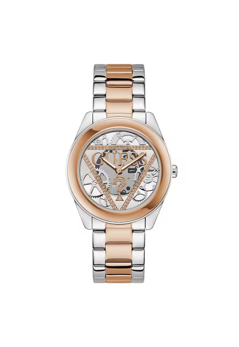 GUESS Дамски часовник U1421L2M 40мм стомана - розово-златна каишка - кварцов механизъм - водоустойчив до 3 ATM