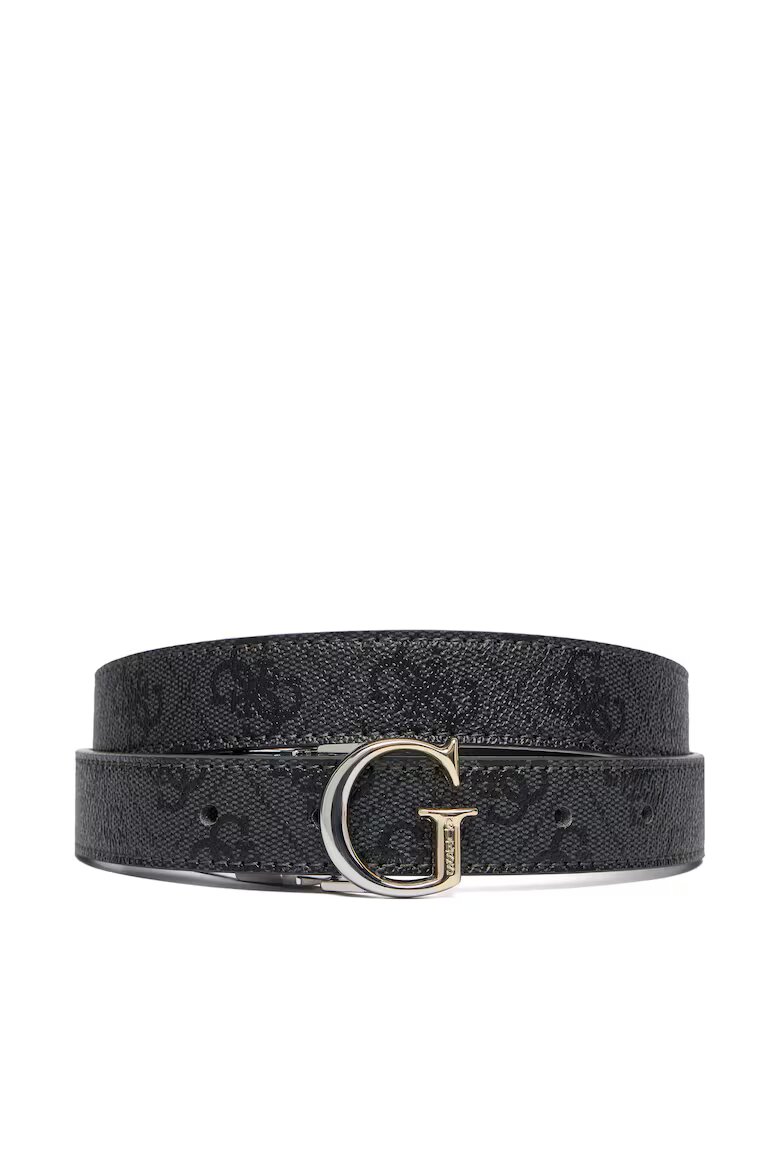 GUESS Дамски колан естествена кожа черен L INTL