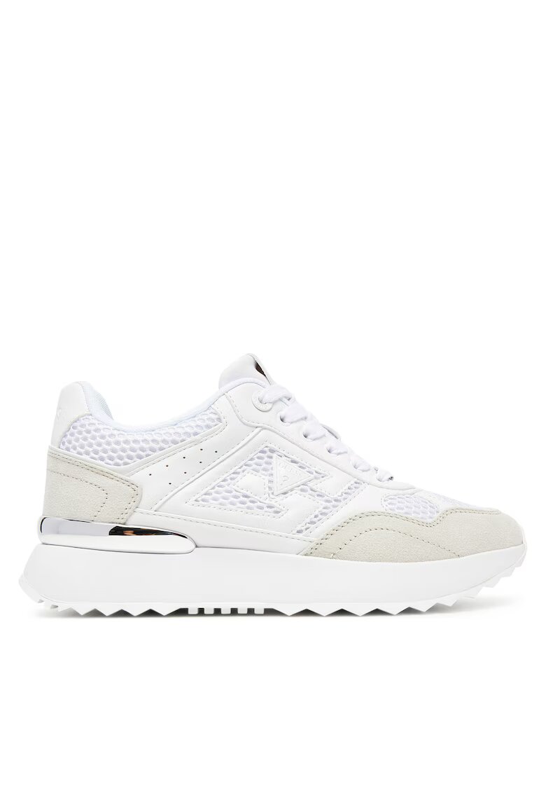 GUESS Дамски спортни обувки FLTKOR ELE12 - бели - текстил