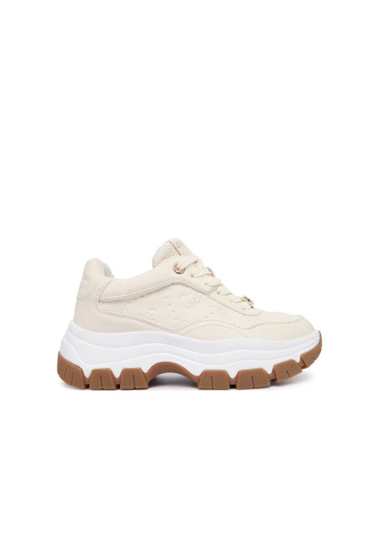 GUESS Дамски спортни обувки - маратонки Cream - екологични