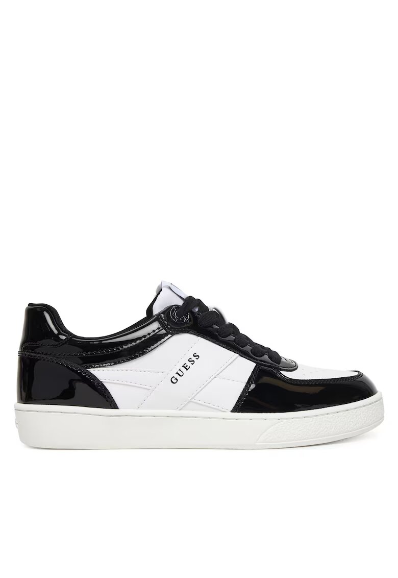 GUESS Дамски спортни обувки - WHBLK FLPNAM ELE12 - черни - екологична кожа