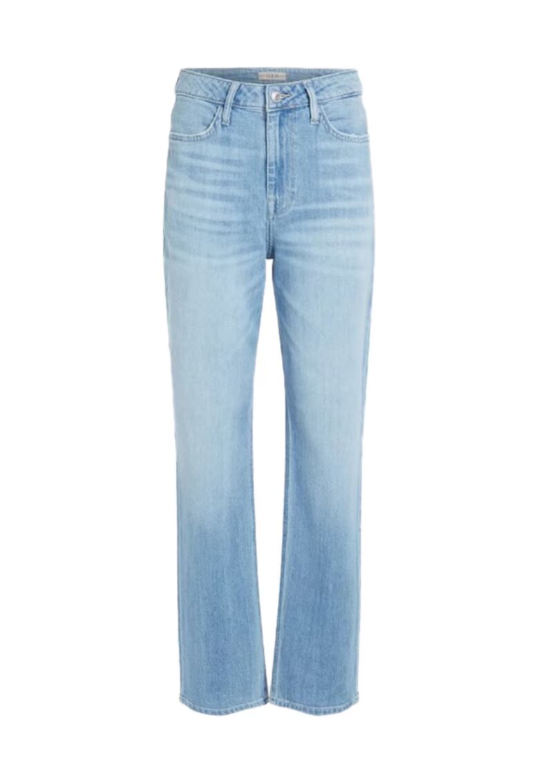 GUESS Дънки със захабен ефект и висока талия