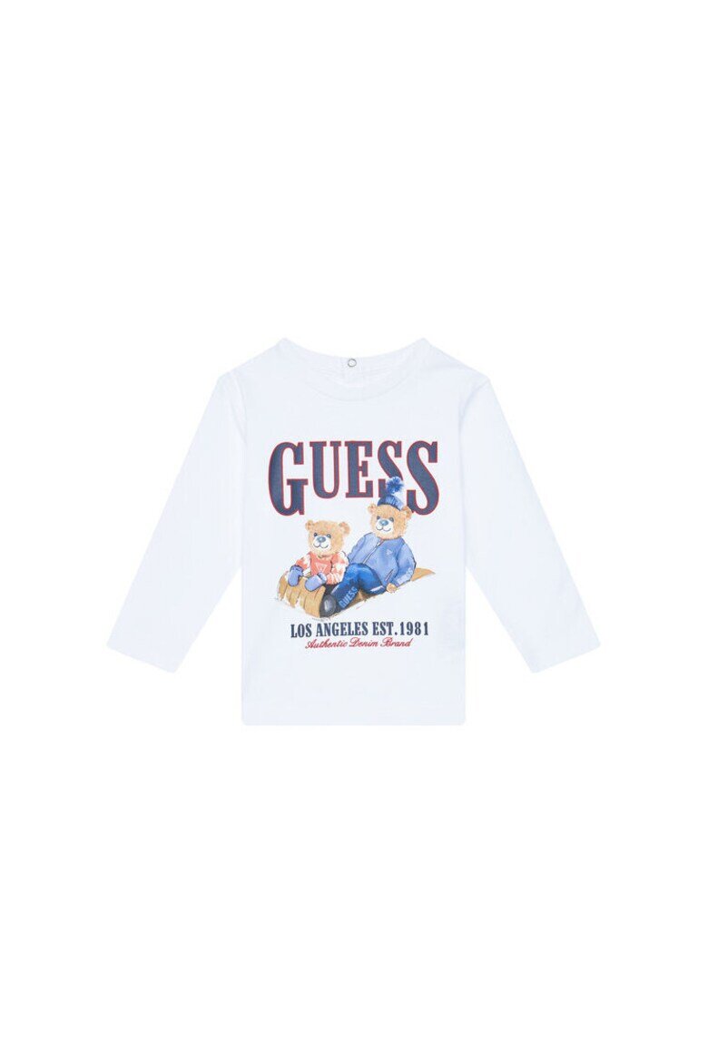 GUESS Детска блуза бял