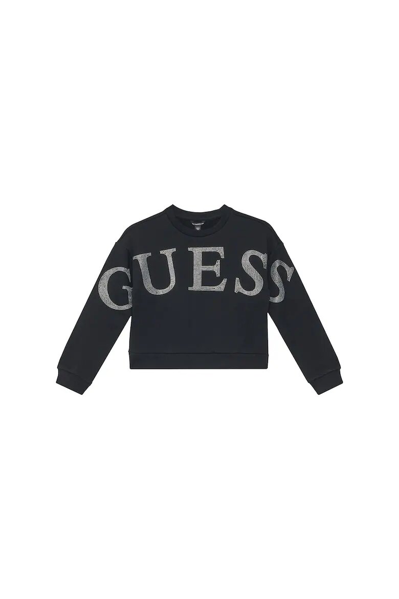 GUESS Детска блуза черна Черен