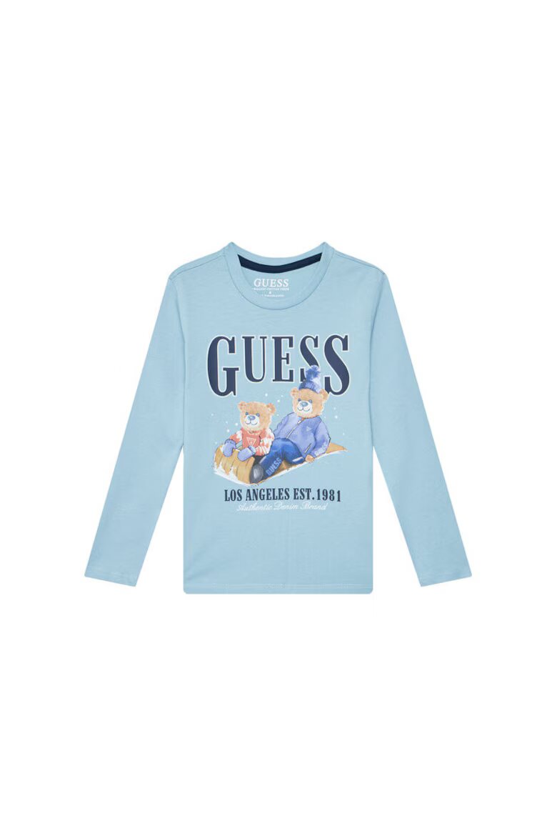 GUESS Детска блуза синя