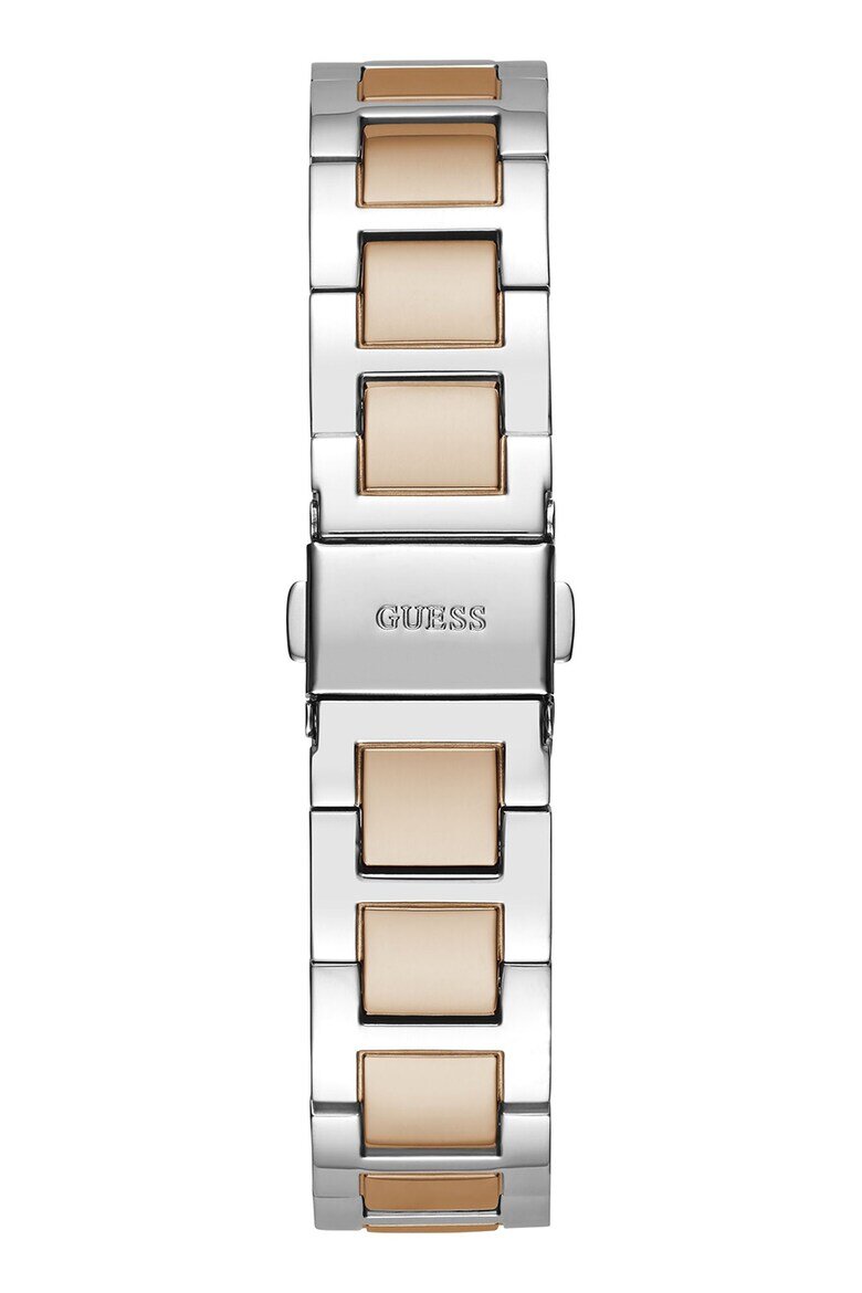 GUESS Двуцветен часовник с римски цифри Rose Gold/Сребрист