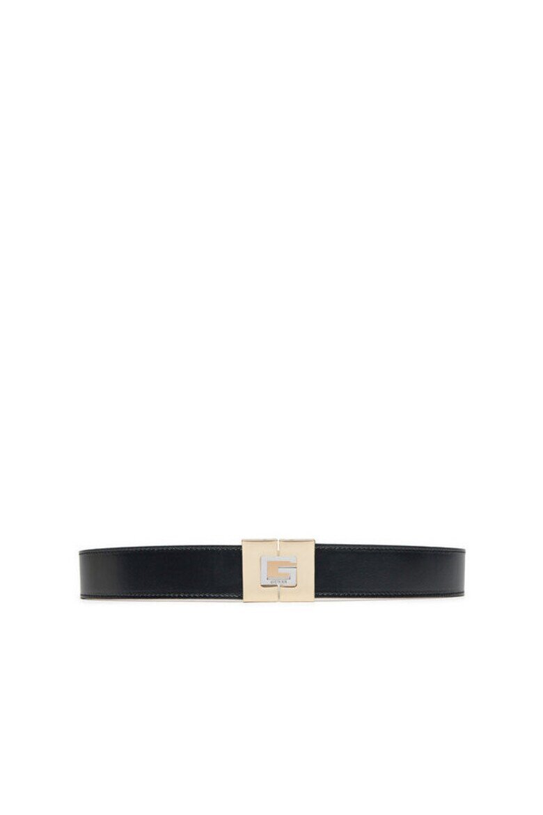 GUESS Естествена кожа Черна дамски колан жена Черен BW9158 P4335 дама