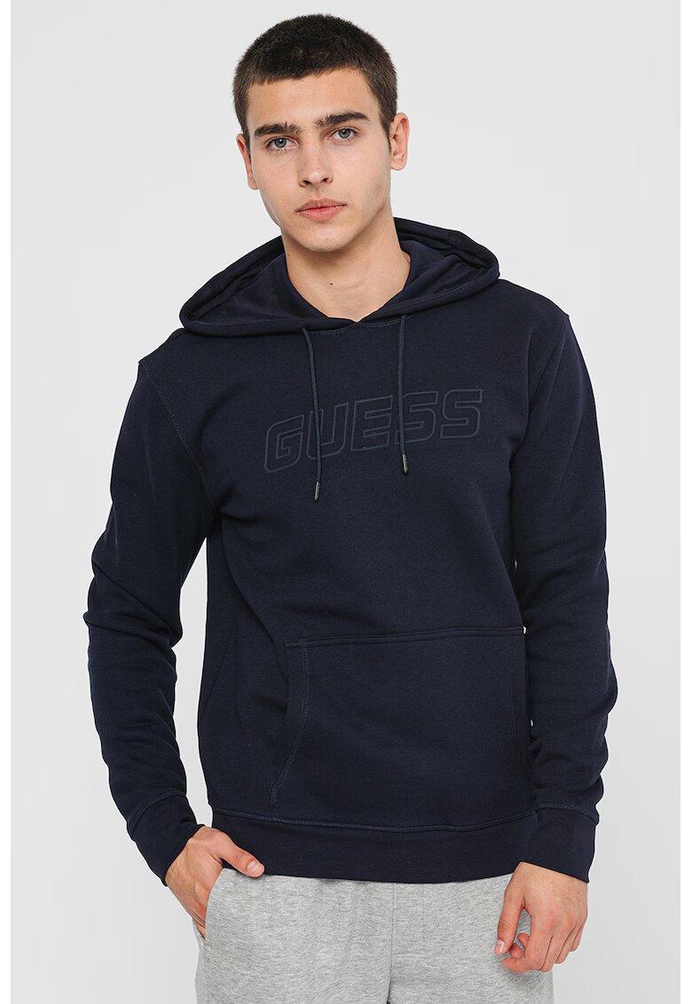 GUESS Фитнес худи с джоб кенгуру