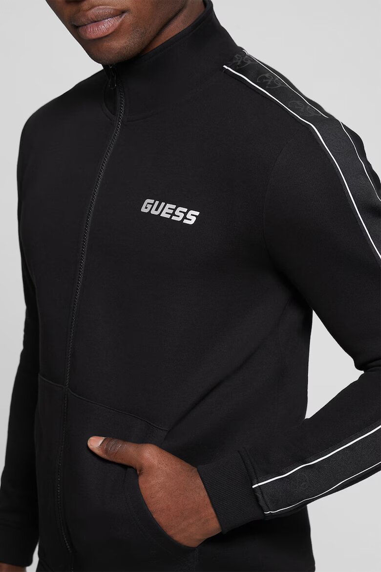 GUESS Фитнес суитшърт с лого Черен