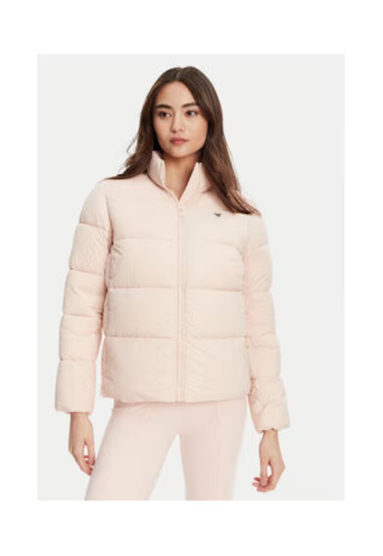 GUESS Geaca bufanta cu fermoar si vatelina - L